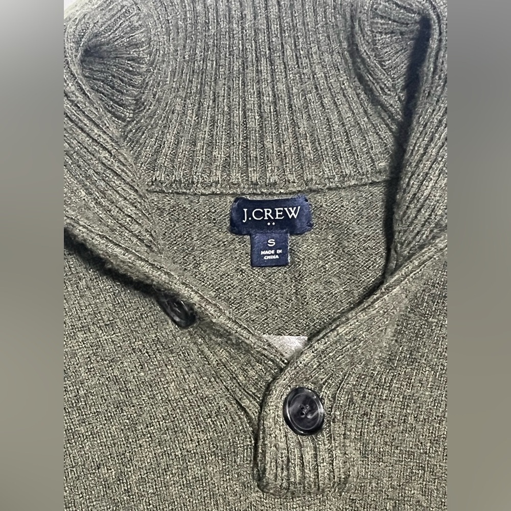 J.Crew Women’s Size Small Wool Blend Green Sweater - Picture 3 of 8